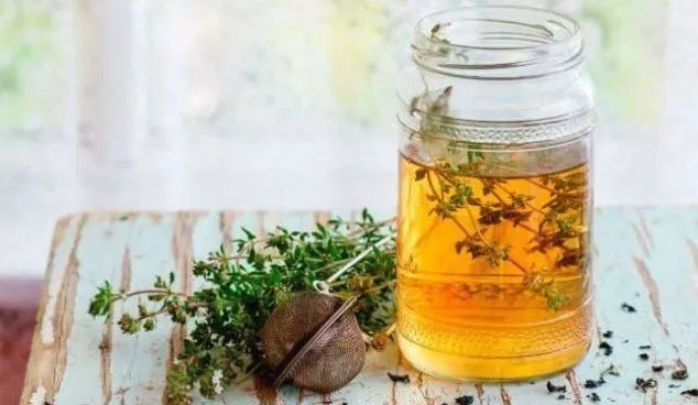 thyme infusion to relax