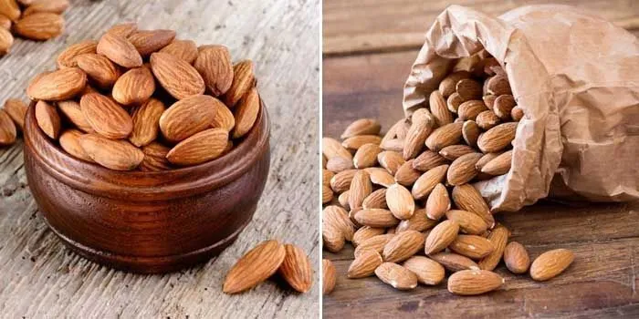 Vitamins and properties of almonds