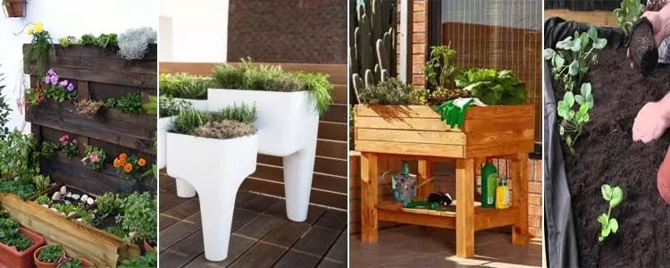 Cultivation tables for terraces