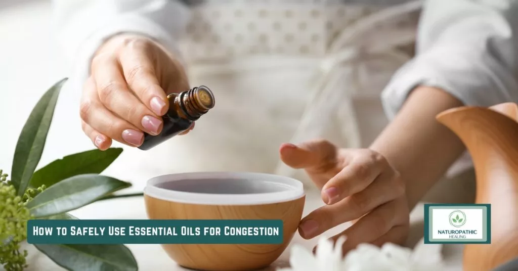 how to safely use essential oils for congestion