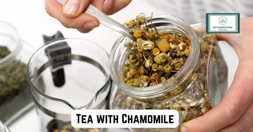 tea with chamomile for menstrual cramps
