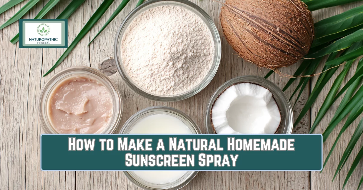 how to make a natural homemade sunscreen spray