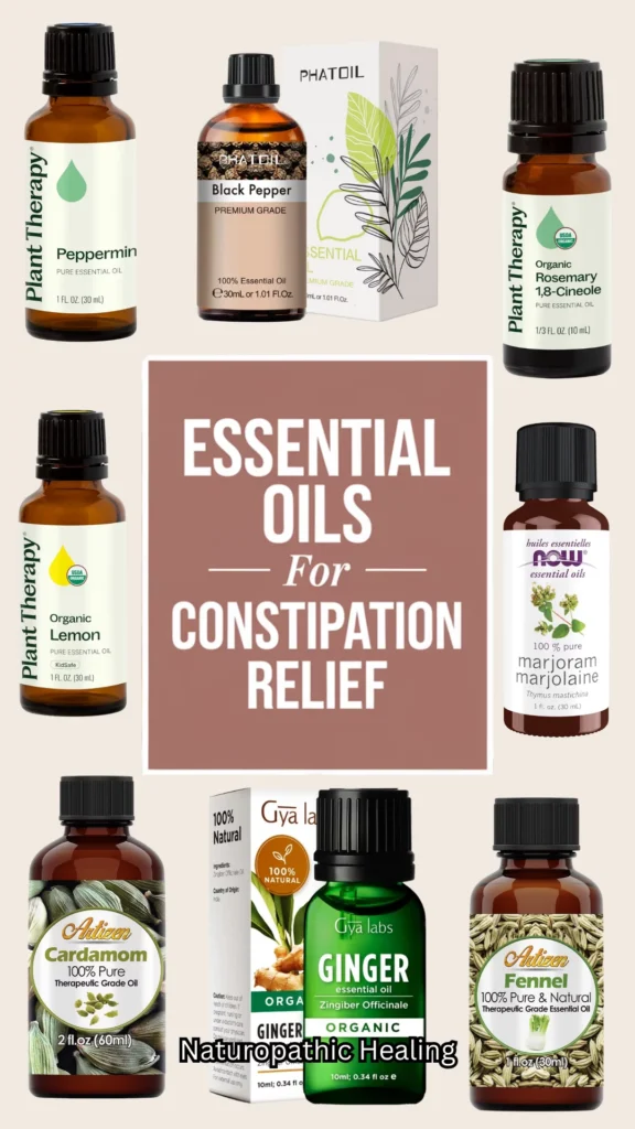 essential oils for constipation natural remedies for relief
