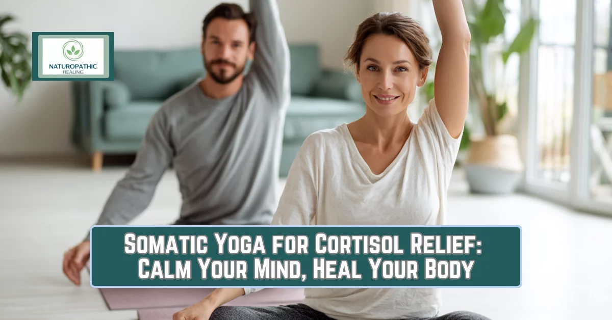 somatic yoga for cortisol relief calm your mind heal your body