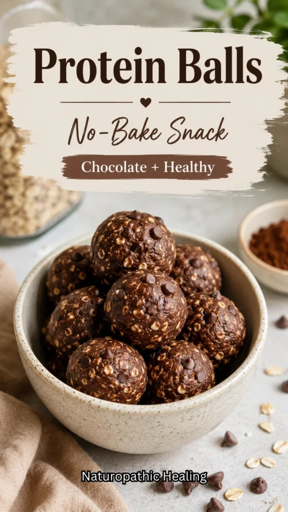 chocolate protein balls recipe