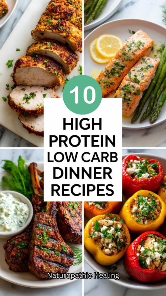  high protein low carb dinner recipes