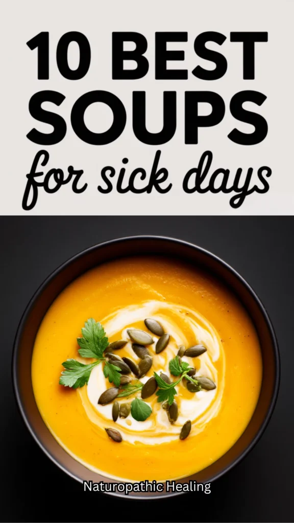 comforting soups for sick days