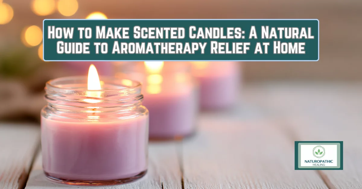 how to make scented candles a natural guide to aromatherapy relief at home