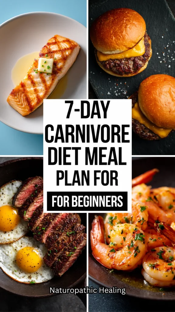 7-day carnivore diet meal plan for beginners