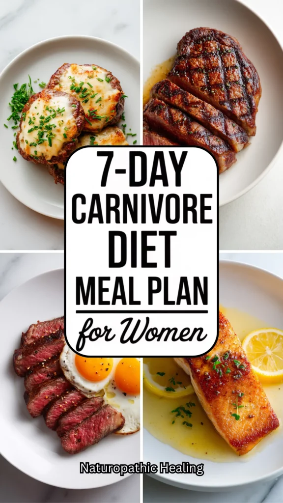 carnivore diet meal plan for women