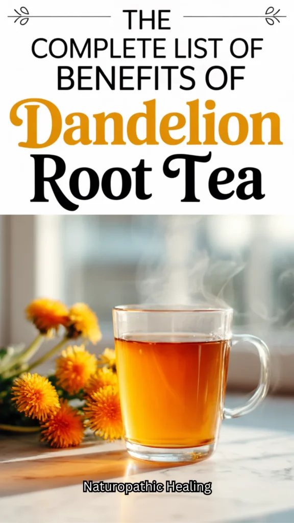 benefits of dandelion root tea