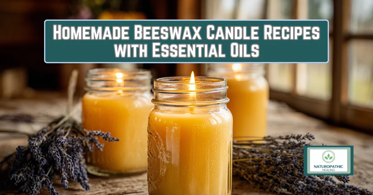homemade beeswax candle recipes with essential oils