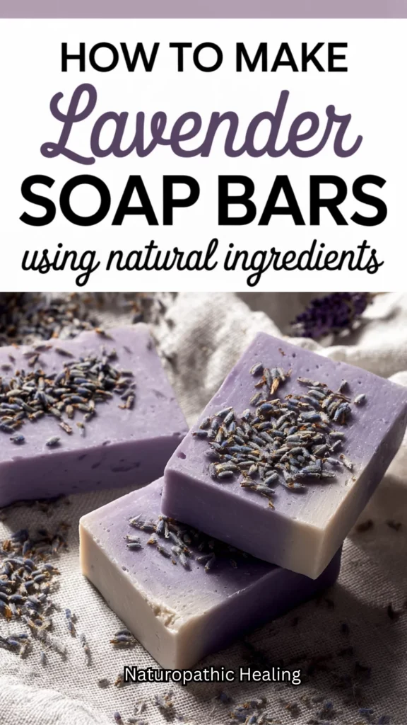 how to make lavender soap bars using natural ingredients