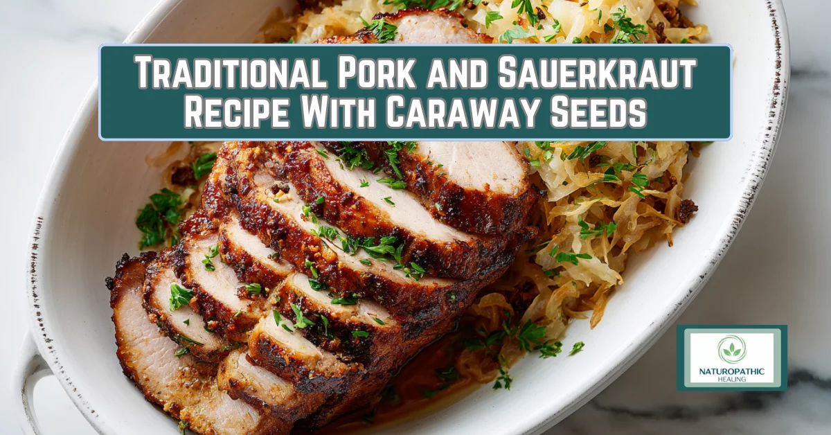 traditional pork and sauerkraut recipe with caraway seeds