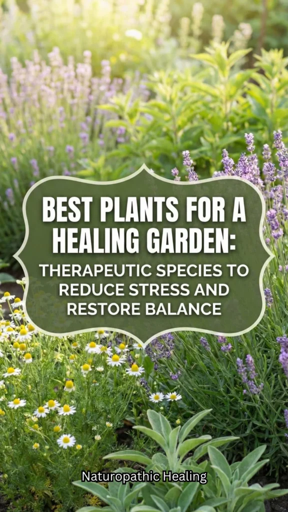 best plants for a healing garden therapeutic species to reduce stress and restore balance