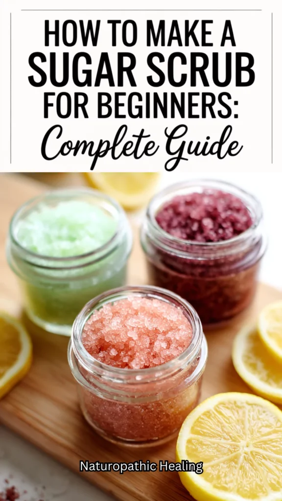 sugar scrub for beginners