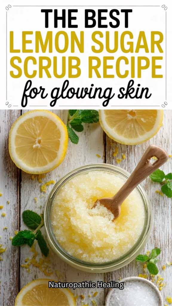 lemon sugar scrub recipe