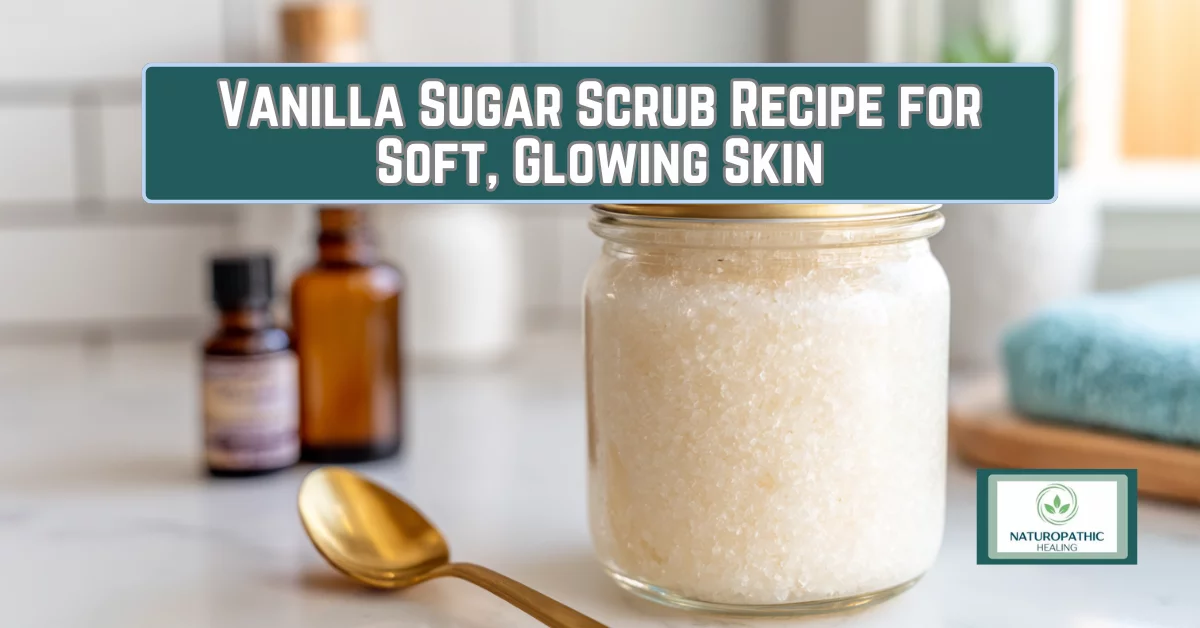 vanilla sugar scrub recipe for soft glowing skin