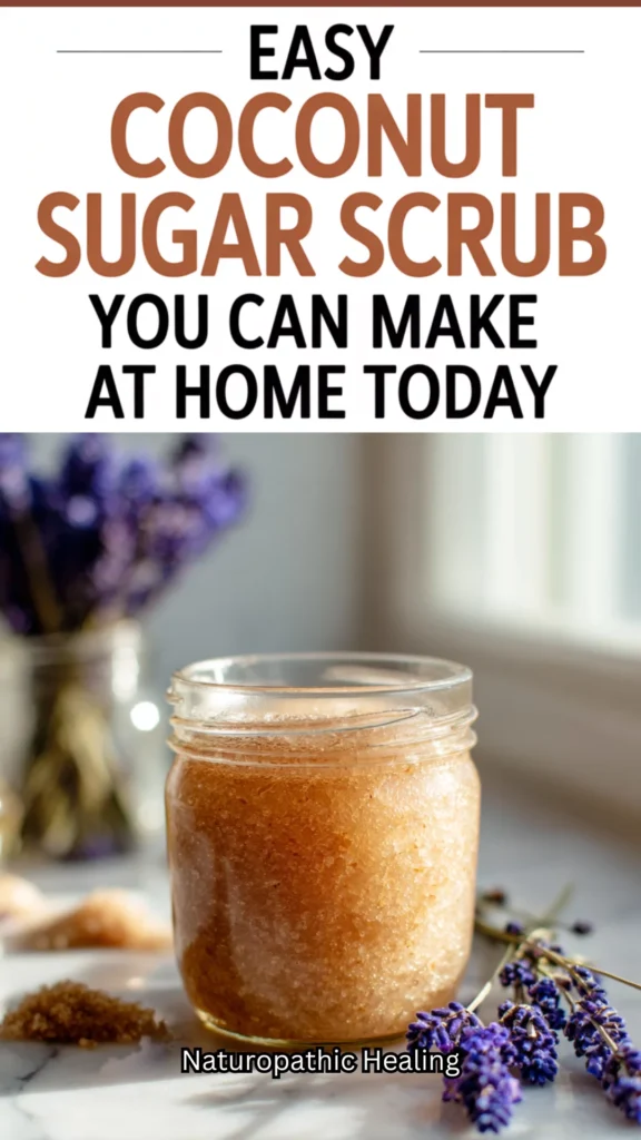coconut sugar scrub
