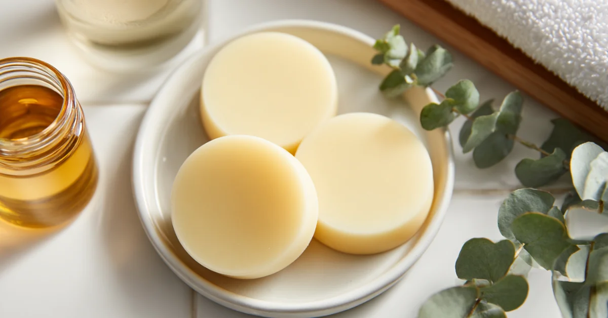 easy beeswax lotion bars recipe for DIY skincare