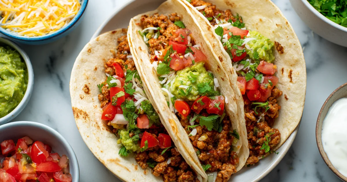 ground turkey tacos juicy healthy ready in 30 minutes