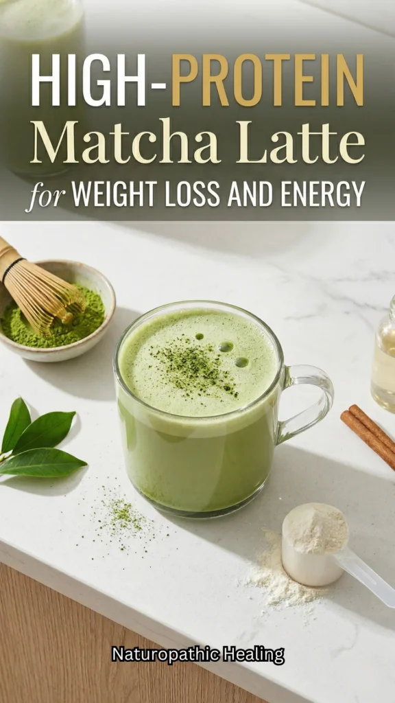 high-protein matcha latte