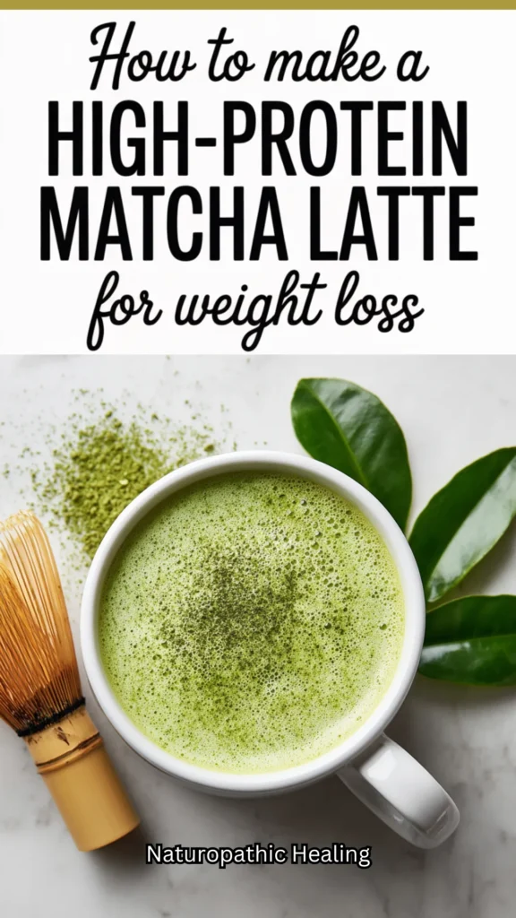 high-protein matcha latte