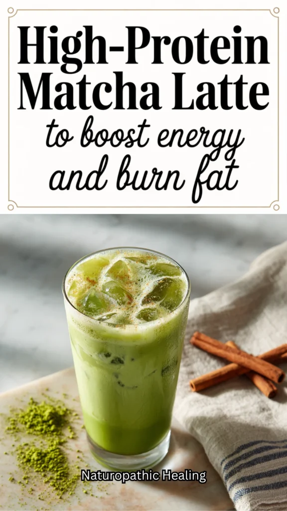 high-protein matcha latte