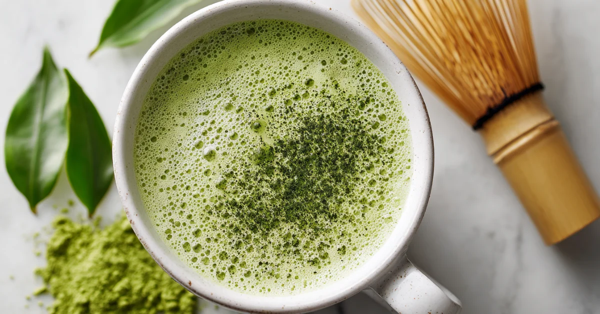 high-protein matcha latte for weight loss and energy