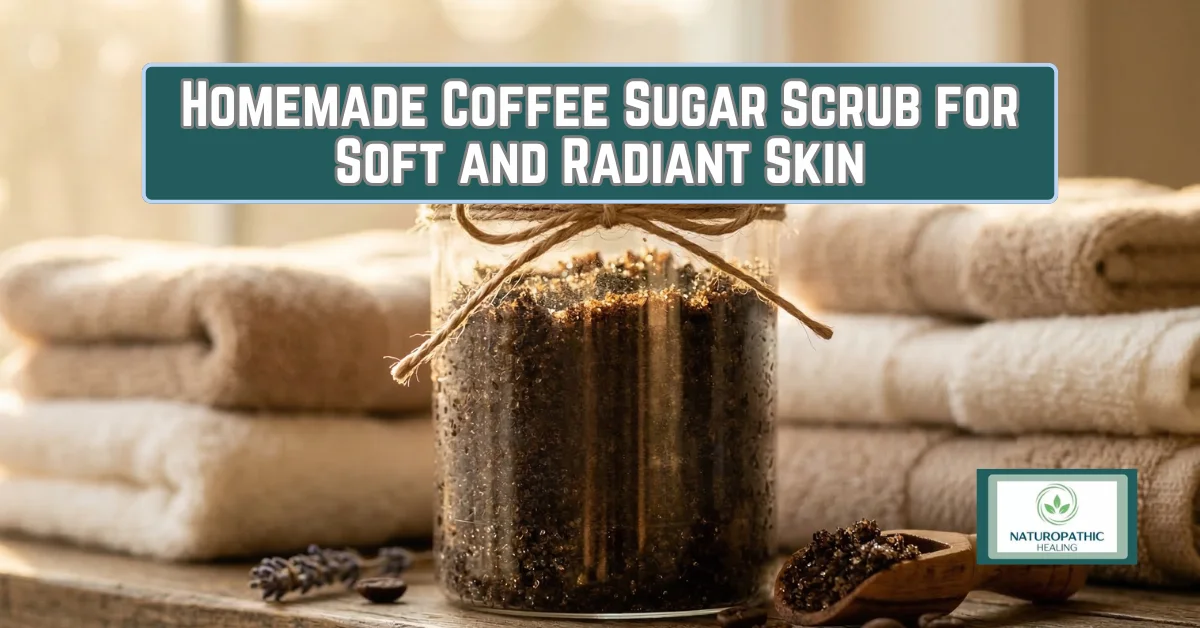 homemade coffee sugar scrub for soft and radiant skin