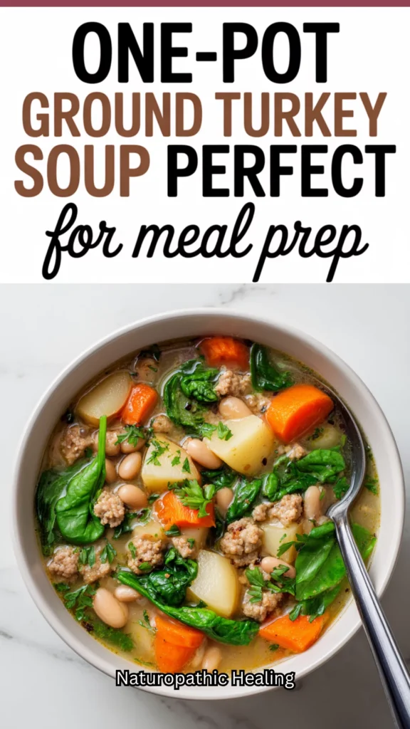 ground turkey soup