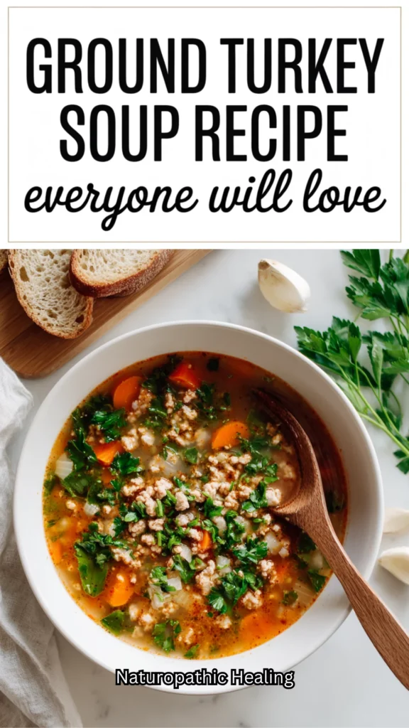 ground turkey soup