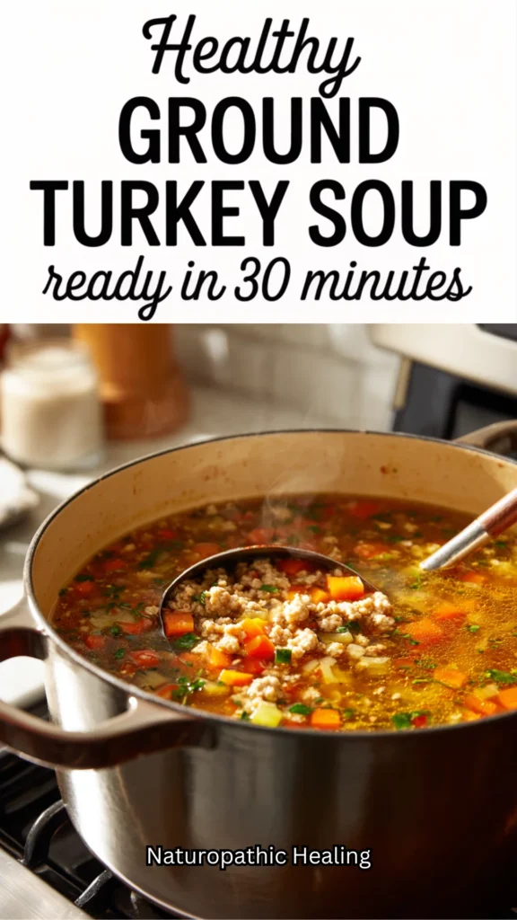 ground turkey soup