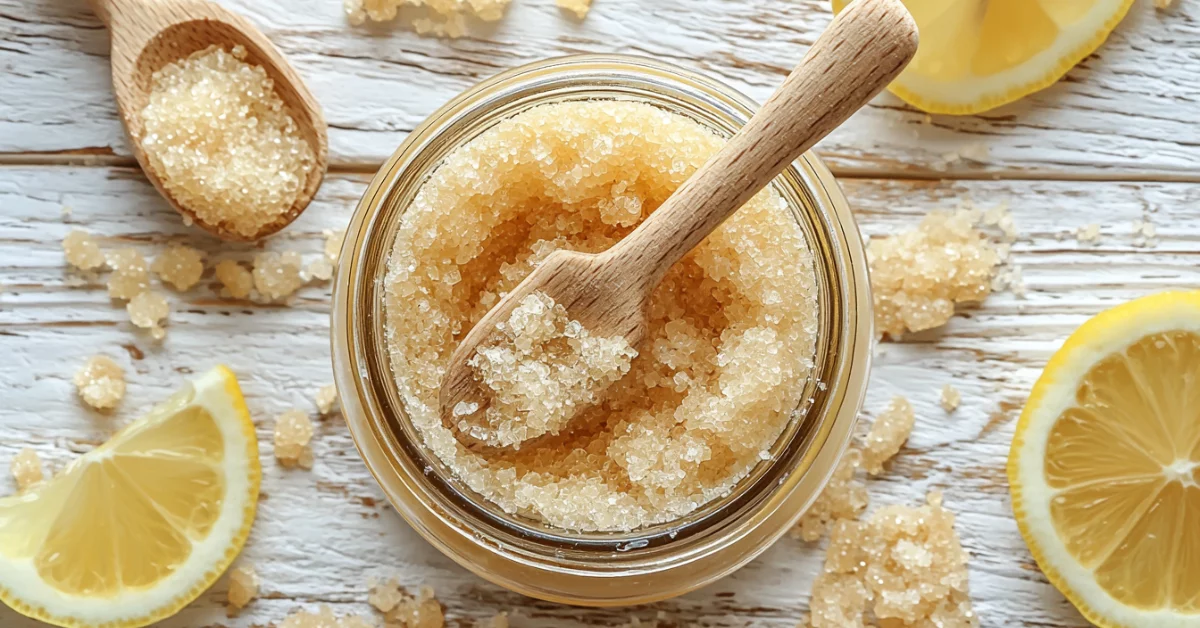DIY sugar scrub for keratosis pilaris chicken skin treatmen