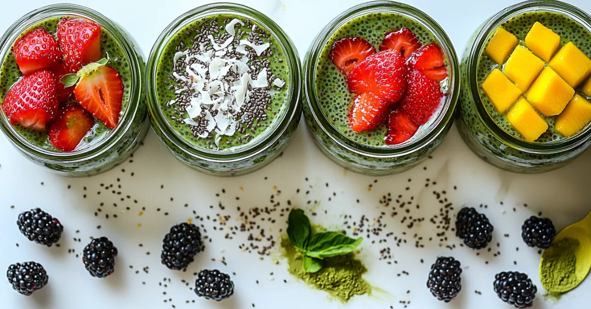 easy matcha chia pudding for weight loss