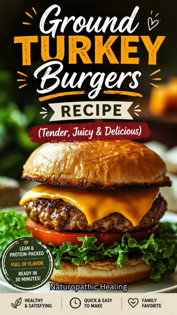 juicy ground turkey burgers