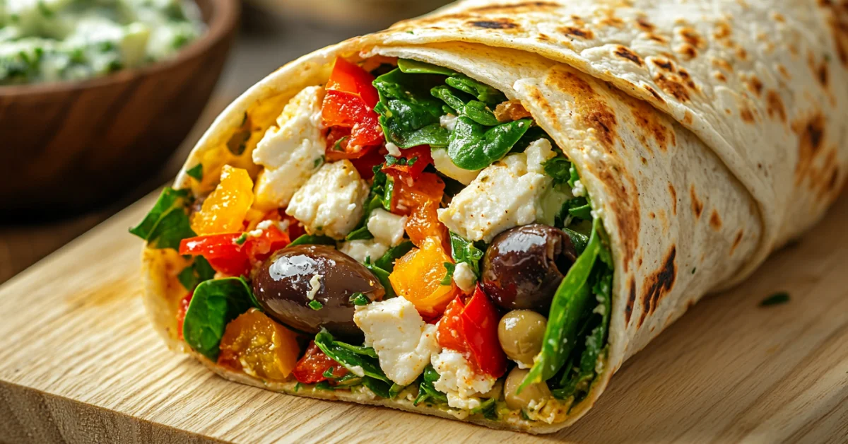 the best Mediterranean wrap recipe youll ever make