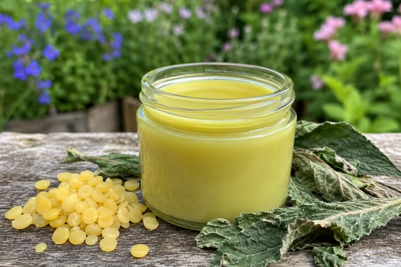 easy comfrey salve recipe for natural skin healing
