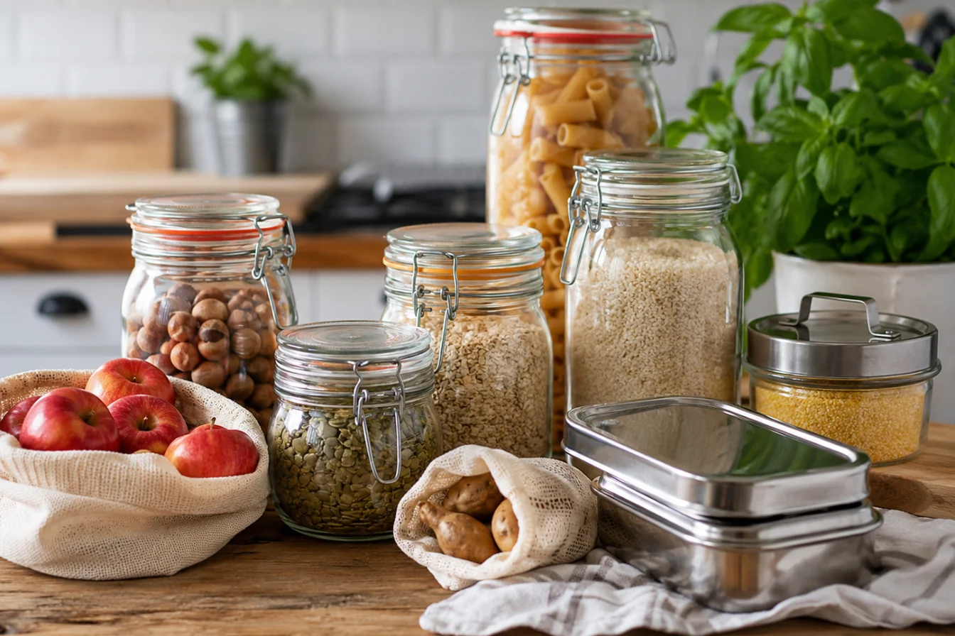 how to store food without plastic
