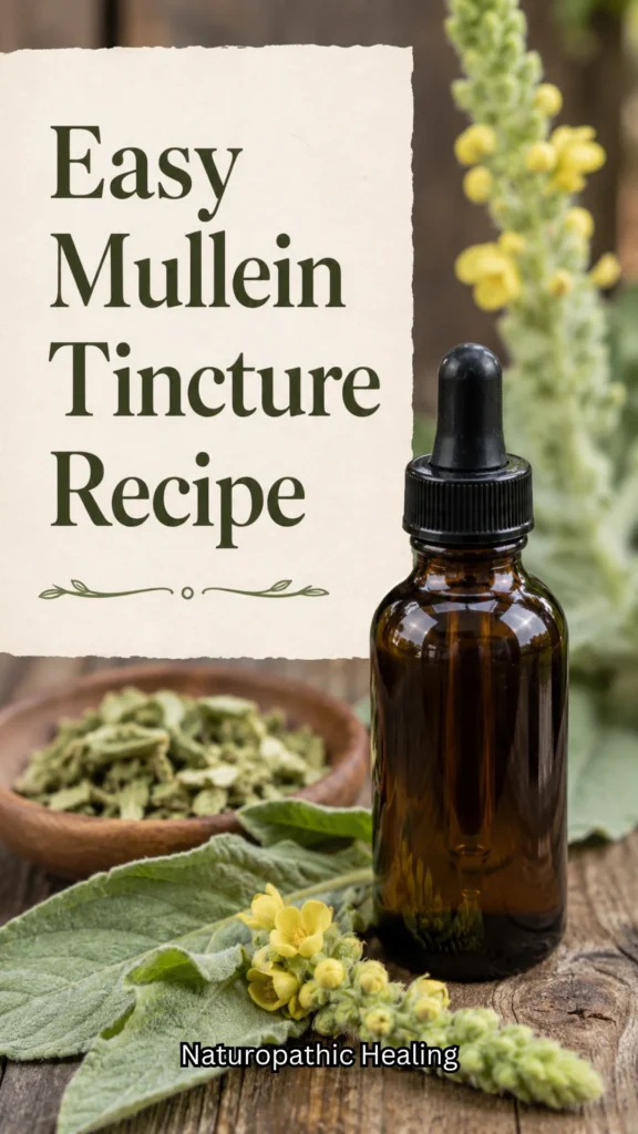homemade mullein tincture recipe