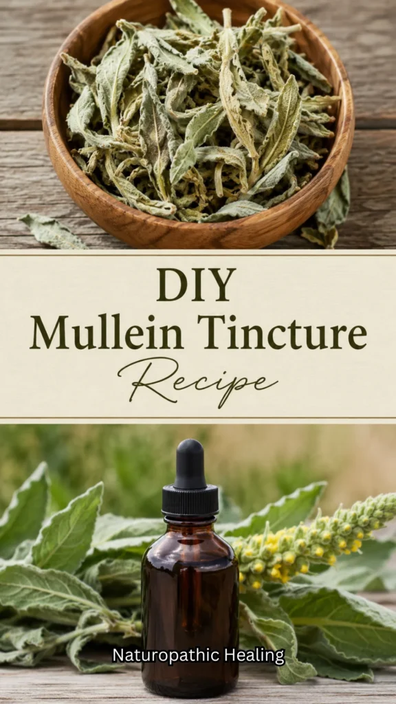 homemade mullein tincture recipe