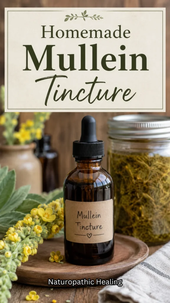 homemade mullein tincture recipe