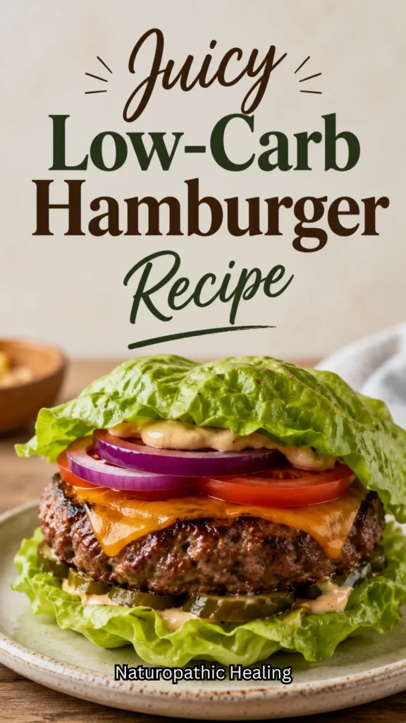 juicy low-carb hamburger recipe