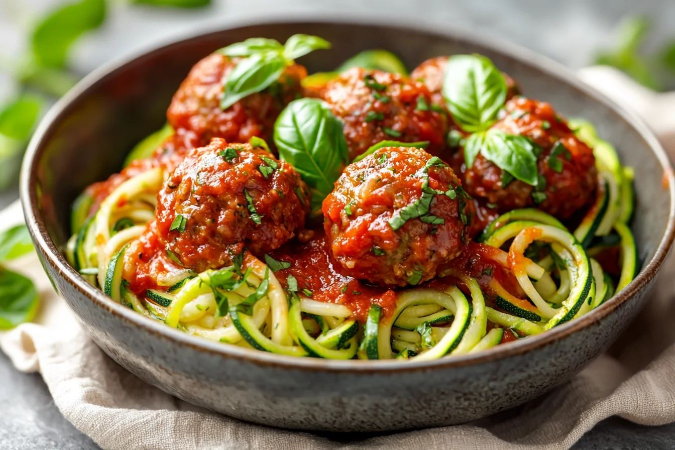 low-carb meatballs juicy healthy
